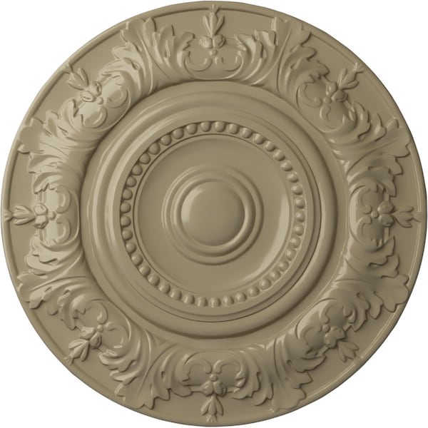 Ekena Millwork Biddix Ceiling Medallion (Fits Canopies up to 7 1/2"), Hand-Painted Gobi Desert, 20 7/8"OD x 1 1/4"P CM20BXGDF - main